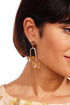 Crystal and Gold Butterfly Earring